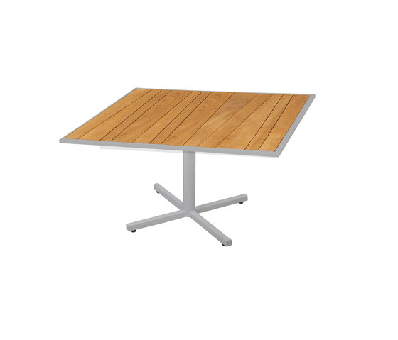 Allux coffee table 90x90 cm (Base P) abstract slat | Mesas de centro | Mamagreen