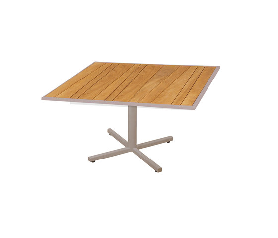 Allux coffee table 90x90 cm (Base P) abstract slat | Tavolini bassi | Mamagreen