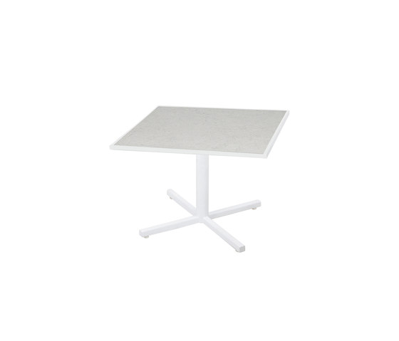 Allux coffee table 65x65 cm (Base P) abstract slat | Tavolini bassi | Mamagreen