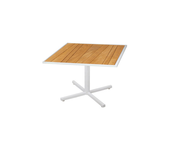 Allux coffee table 70x70 cm (Base P) abstract slat | Tavolini bassi | Mamagreen