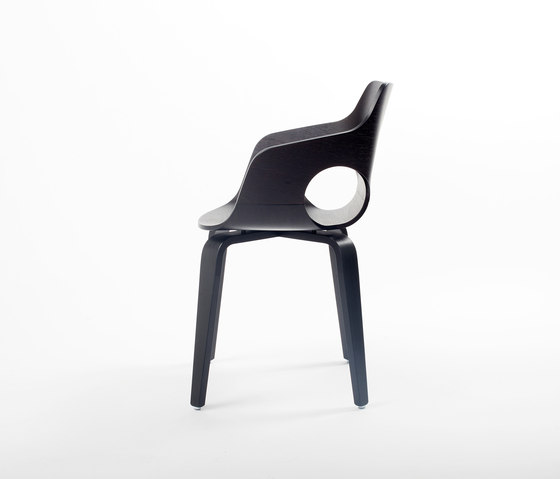 Curved Oak Chair | Chaises | dutchglobe