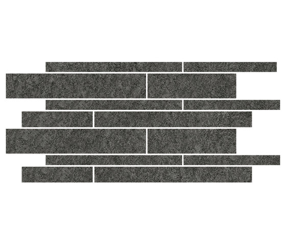 Quartz | Black Brick wall | Mosaïques céramique | TERRATINTA GROUP