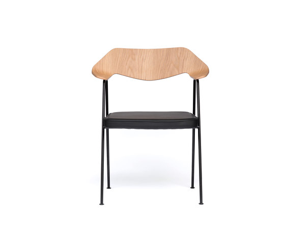 675 chair oak and black | Chaises | Case Furniture