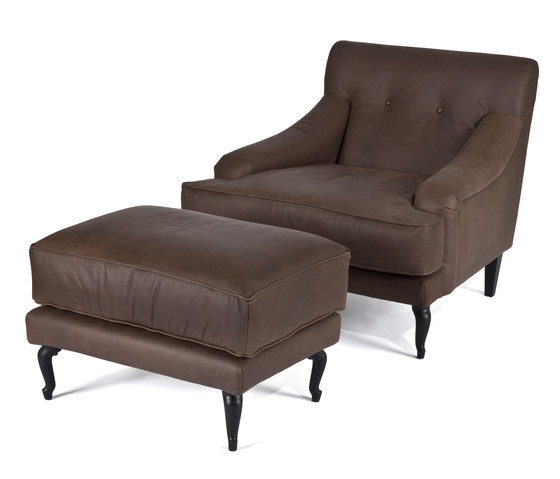 Sissinghurst armchair + footstool | Fauteuils | Case Furniture