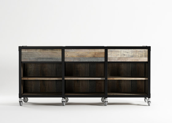 Atelier SIDEBOARD 3 DRAWERS WITH 6 COMPARTMENTS | Scaffali | Karpenter