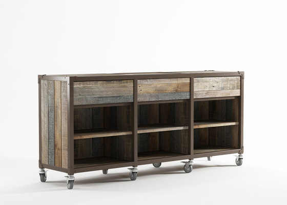 Atelier SIDEBOARD 3 DRAWERS WITH 6 COMPARTMENTS | Étagères | Karpenter