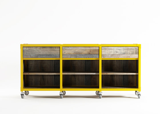 Atelier SIDEBOARD 3 DRAWERS WITH 6 COMPARTMENTS | Scaffali | Karpenter