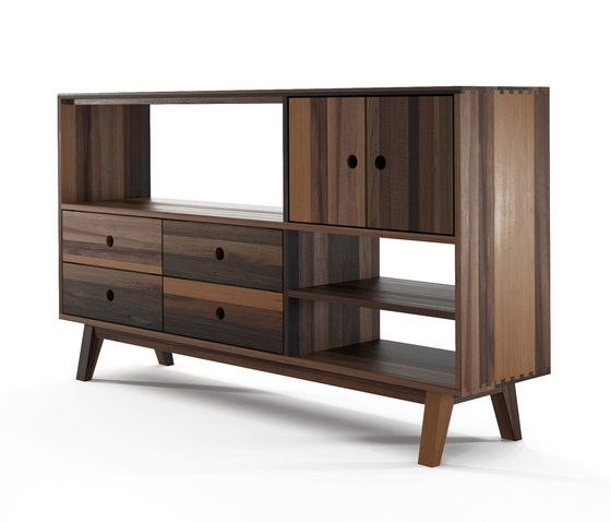 Brooklyn SIDEBOARD 4 DRAWERS 2 DOORS 3 NICHES | Buffets / Commodes | Karpenter