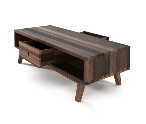 Brooklyn COFFEE TABLE 2 DRAWERS 2 NICHES | Tables basses | Karpenter