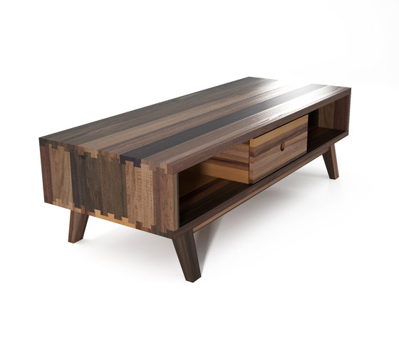 Brooklyn COFFEE TABLE 2 DRAWERS 2 NICHES | Tables basses | Karpenter