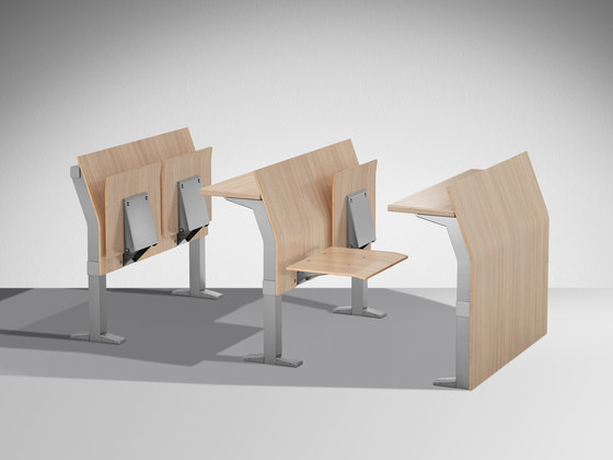 E5000 Fixed writing table | Auditorium seating | Lamm