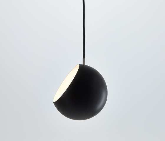 Tilt Globe pendant light black | Suspended lights | Nyta