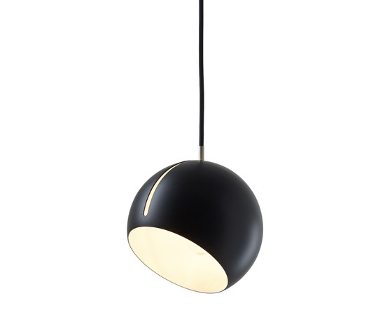 Tilt Globe pendant light black | Suspended lights | Nyta