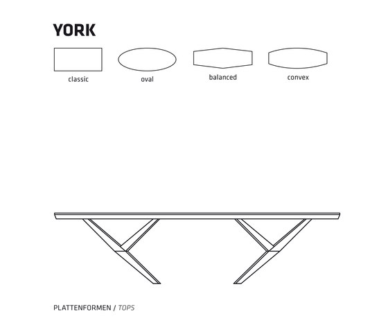 YORK | Tables de repas | Belfakto
