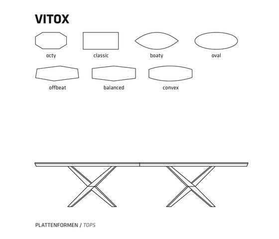 VITOX | Tavoli pranzo | Belfakto