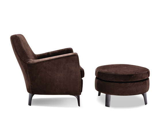 Denny Little armchair lounge | Ottoman | Armchairs | Minotti