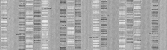 Wall Codex | Carta parati / tappezzeria | Inkiostro Bianco