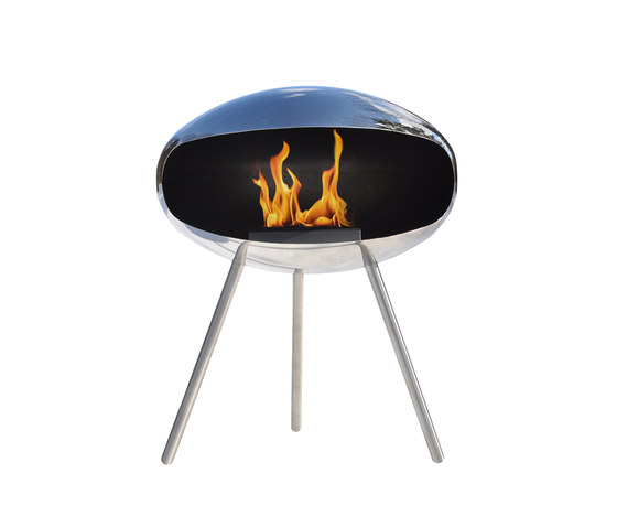 Terra Stainless Steel | Caminetti aperti | Cocoon Fires
