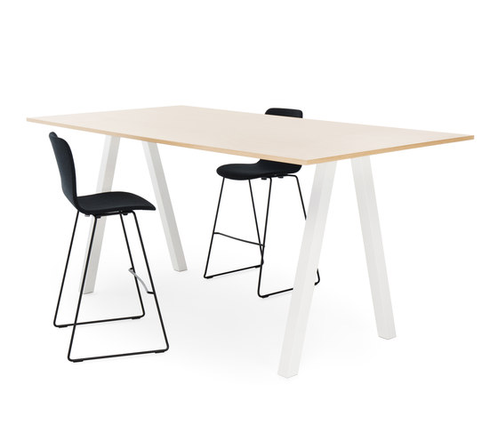 Frankie Conference Table High A-Leg 110cm Wood | Stehtische | Martela