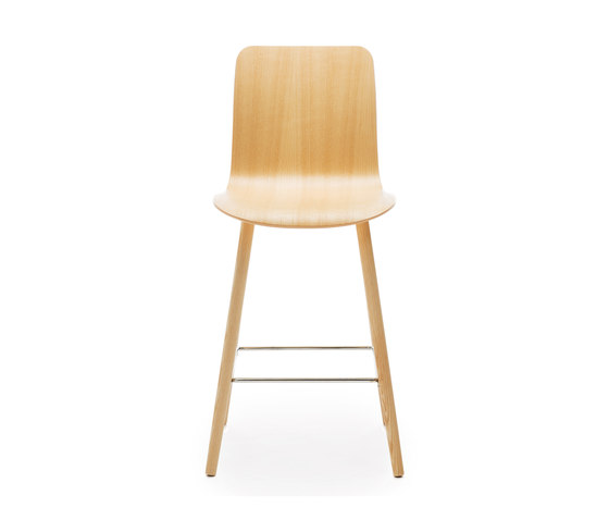 Sola Barstool Wooden Base & Backrest | Bar stools | Martela