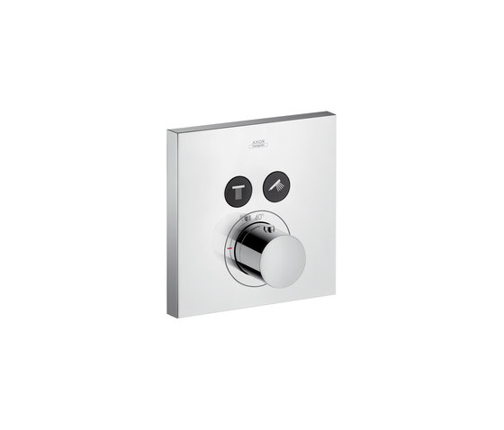 AXOR ShowerSelect Square Thermostat Unterputz für 2 Verbraucher | Duscharmaturen | AXOR