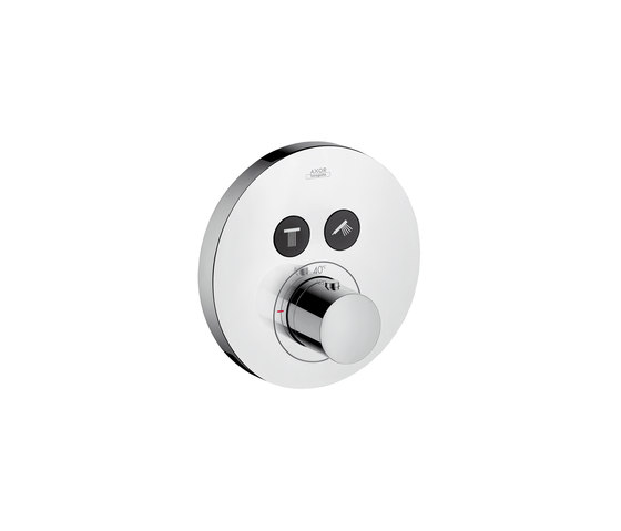 AXOR ShowerSelect Round Thermostat Unterputz für 2 Verbraucher | Duscharmaturen | AXOR