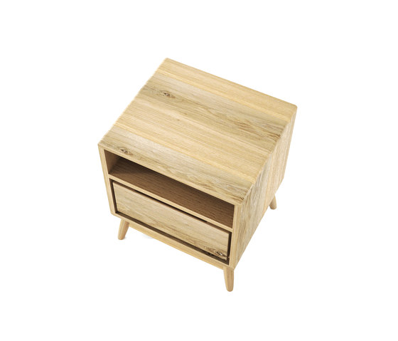 Twist SIDE / BEDSIDE TABLE W/ DRAWER | Tables de chevet | Karpenter