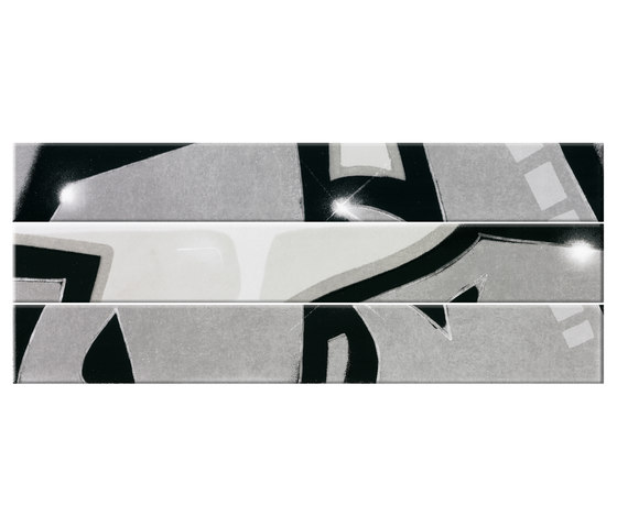 GRAFFITI schwarz-weiß | Keramik Fliesen | steuler|design