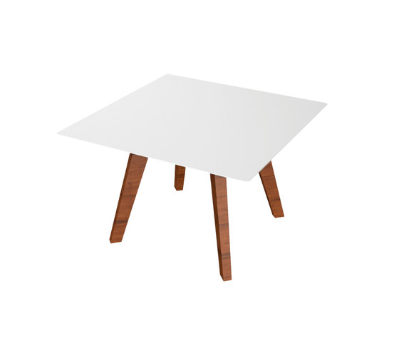 Slim Wood Collection Lounge | Lounge Table Square Wood 64 | Tables basses | Viteo