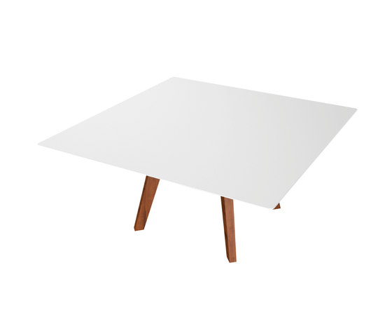 Slim Wood Collection Lounge | Loungetisch Quadrat Holz 90 | Couchtische | Viteo