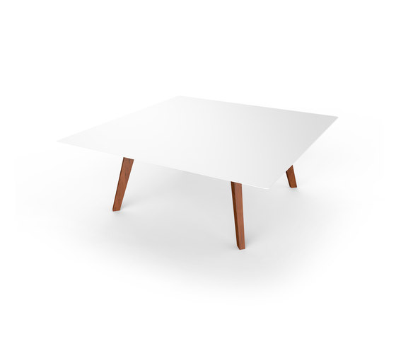 Slim Wood Lounge Square Table 130 | Coffee tables | Viteo