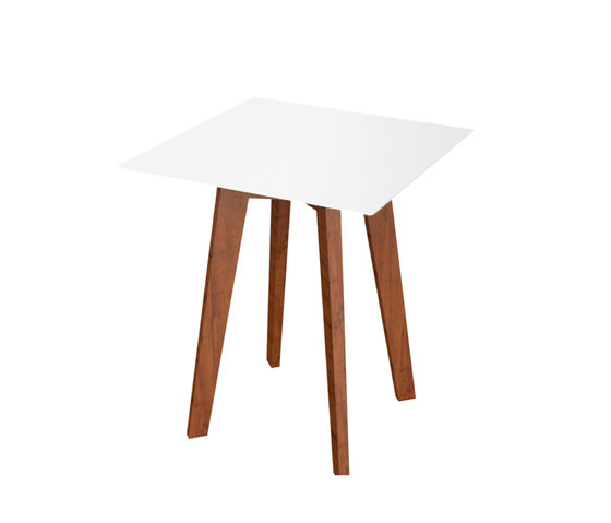 Slim Wood Collection Essen | Tisch Quadrat Holz 64 | Esstische | Viteo