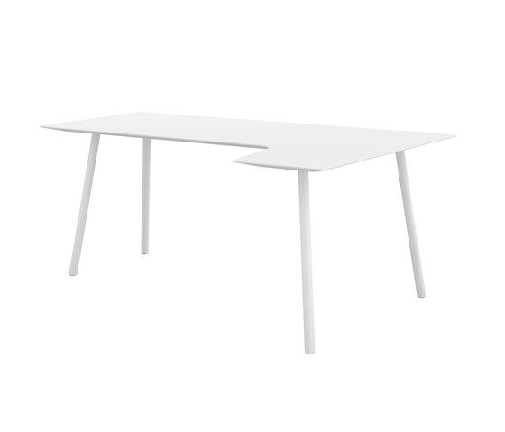 Maarten return table 180x80cm | Desks | viccarbe