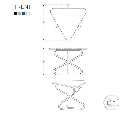 Trent Side Table | Tavolini alti | ChristelH