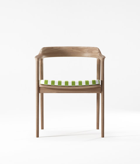 Grasshopper ARM CHAIR WITH CUSHION SUNBRELLA CARBON | Chairs | Karpenter