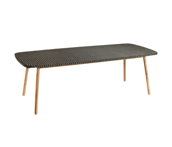 Round Rect. dining table weaving top | Dining tables | Point