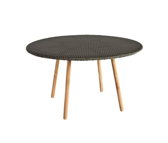 Round Round dining table weaving top | Dining tables | Point