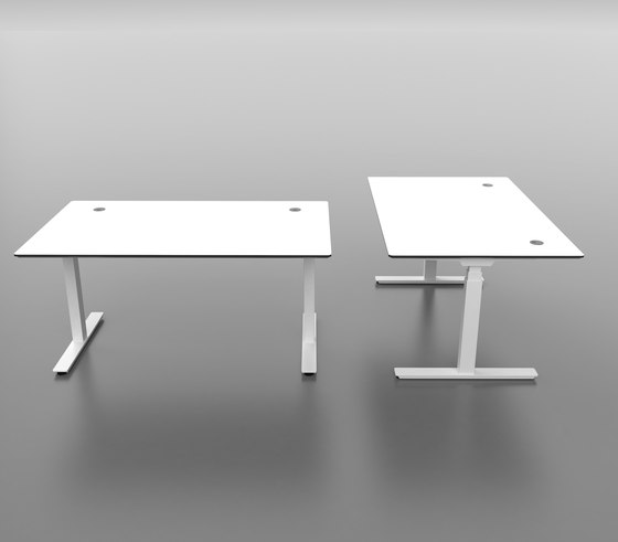 Flow Sit/Stand Desk | Tavoli contract | Cube Design