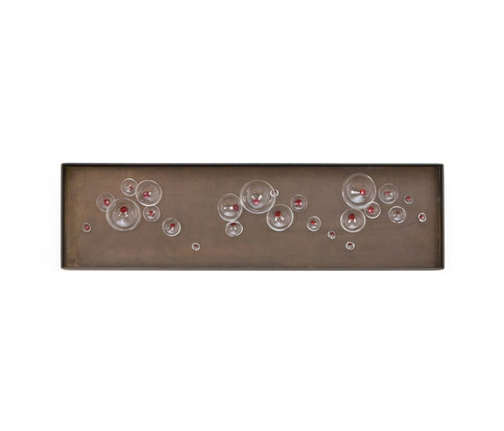 field wallpiece red | Wall decoration | SkLO