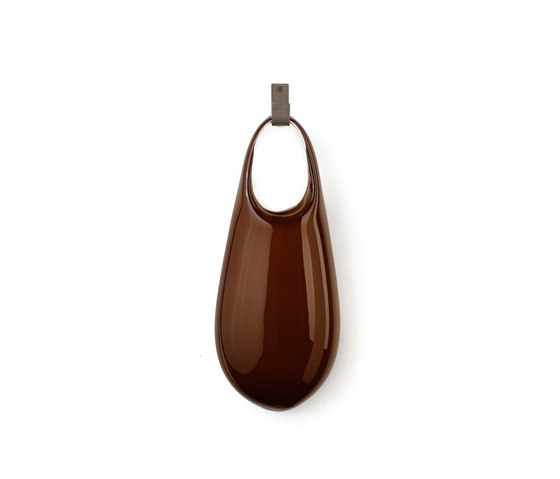 opaque hold vessel coffee brown | Plant pots | SkLO