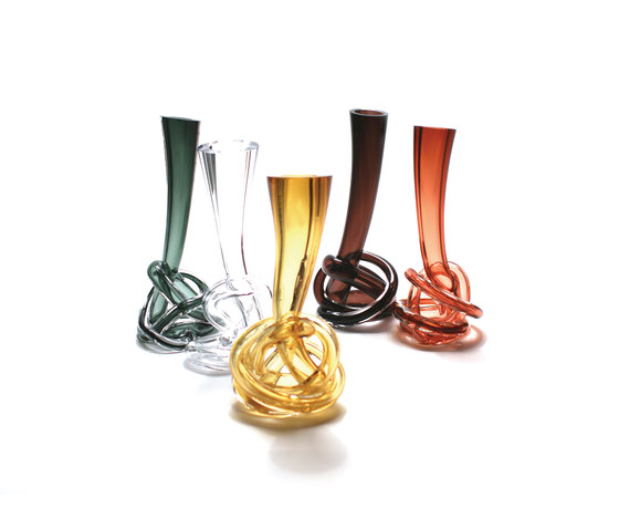 wrap vase vessel amber | Floreros | SkLO