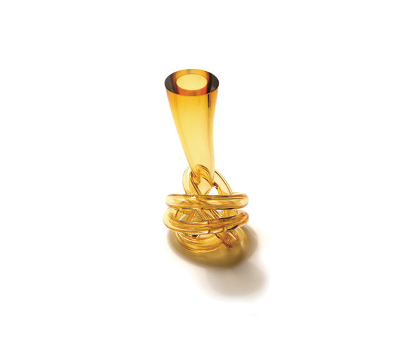 wrap vase vessel amber | Floreros | SkLO