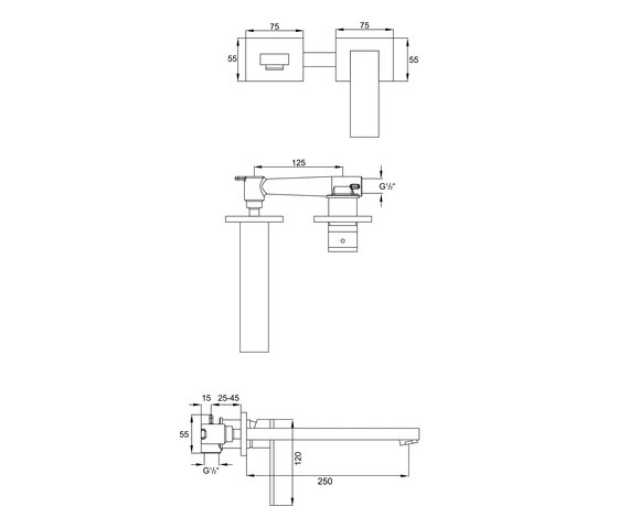 160 1820 Single lever basin mixer | Grifería para lavabos | Steinberg
