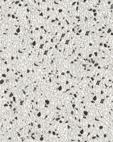 Sassoitalia Floor - Neutro, Bianco-Grigio, Ciottolo Bianco Carrara-Nero Ebano | Beton- / Zementböden | Ideal Work