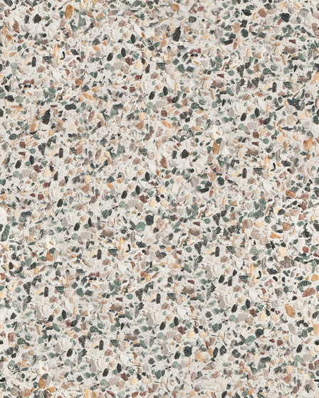 Sassoitalia Floor - Neutro, Bianco, Verde Alpi-Arabescato, Giallo Siena | Sols en béton / ciment | Ideal Work