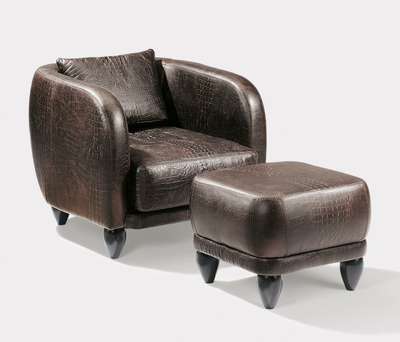 Regent armchair & stool | Armchairs | Lambert