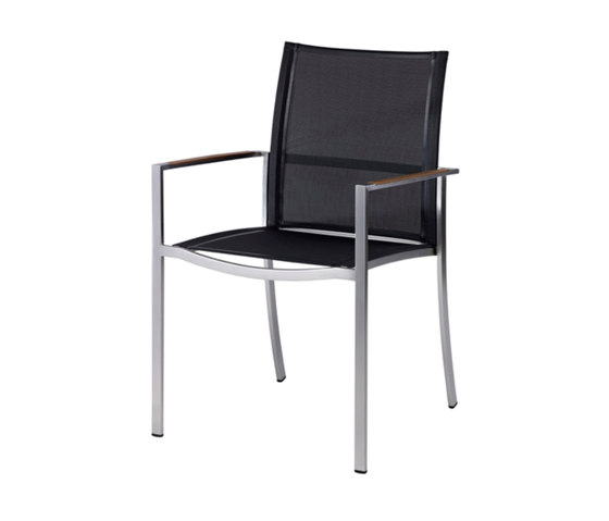 Nero Stacking Chair With Arms | Sedie | Akula Living