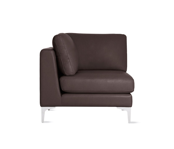 Albert Corner in Leather | Sièges modulables | Design Within Reach