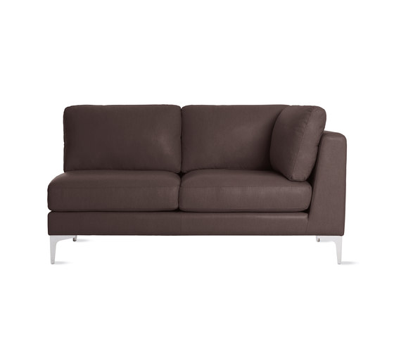 Albert One-Arm Sofa Right in Leather | Modular seating elements | Design Within Reach
