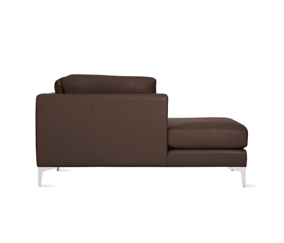 Albert Sectional Chaise Left in Leather | Sofas | Design Within Reach